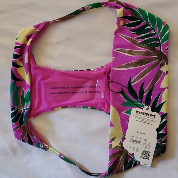NWT Ladies Swimsuit Bottom XXL(20) LOVE&SPORTS (Multicolor) Never Worn or Tried - Picture 6 of 12